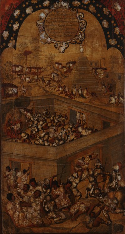 The Conquest of Mexico. Plate VII by Miguel Gonzales